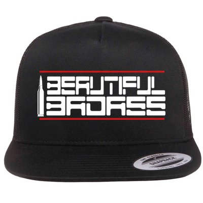 Beautiful Badass Flat Bill Trucker Hat