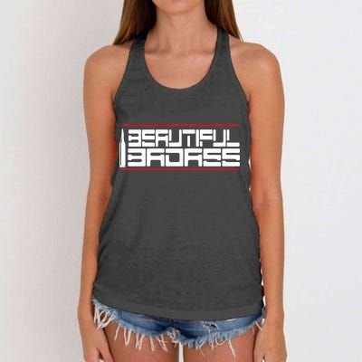 Beautiful Badass Women's Knotted Racerback Tank