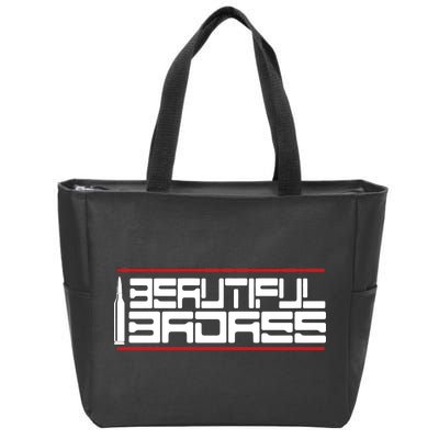 Beautiful Badass Zip Tote Bag