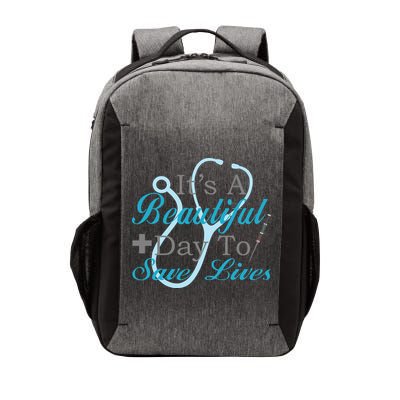 Beautiful Day To Save Lives Nurse Vector Backpack