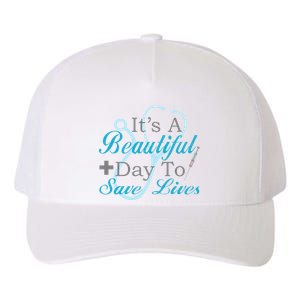 Beautiful Day To Save Lives Nurse Yupoong Adult 5-Panel Trucker Hat