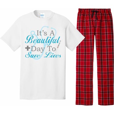 Beautiful Day To Save Lives Nurse Pajama Set