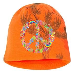 Beautiful Flower Peace Sign Kati - Camo Knit Beanie