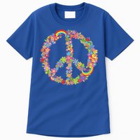 Beautiful Flower Peace Sign Tall T-Shirt