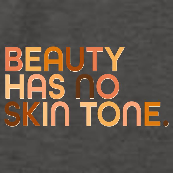 Beauty Has No Skin Tone Body Positive Diversity Vector Backpack