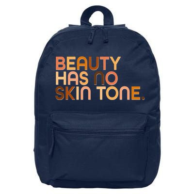 Beauty Has No Skin Tone Body Positive Diversity 16 in Basic Backpack