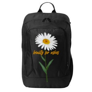 Beauty To Ashes Daisy Flower City Backpack