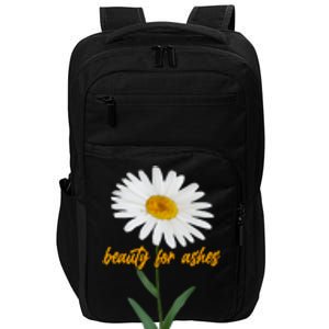 Beauty To Ashes Daisy Flower Impact Tech Backpack