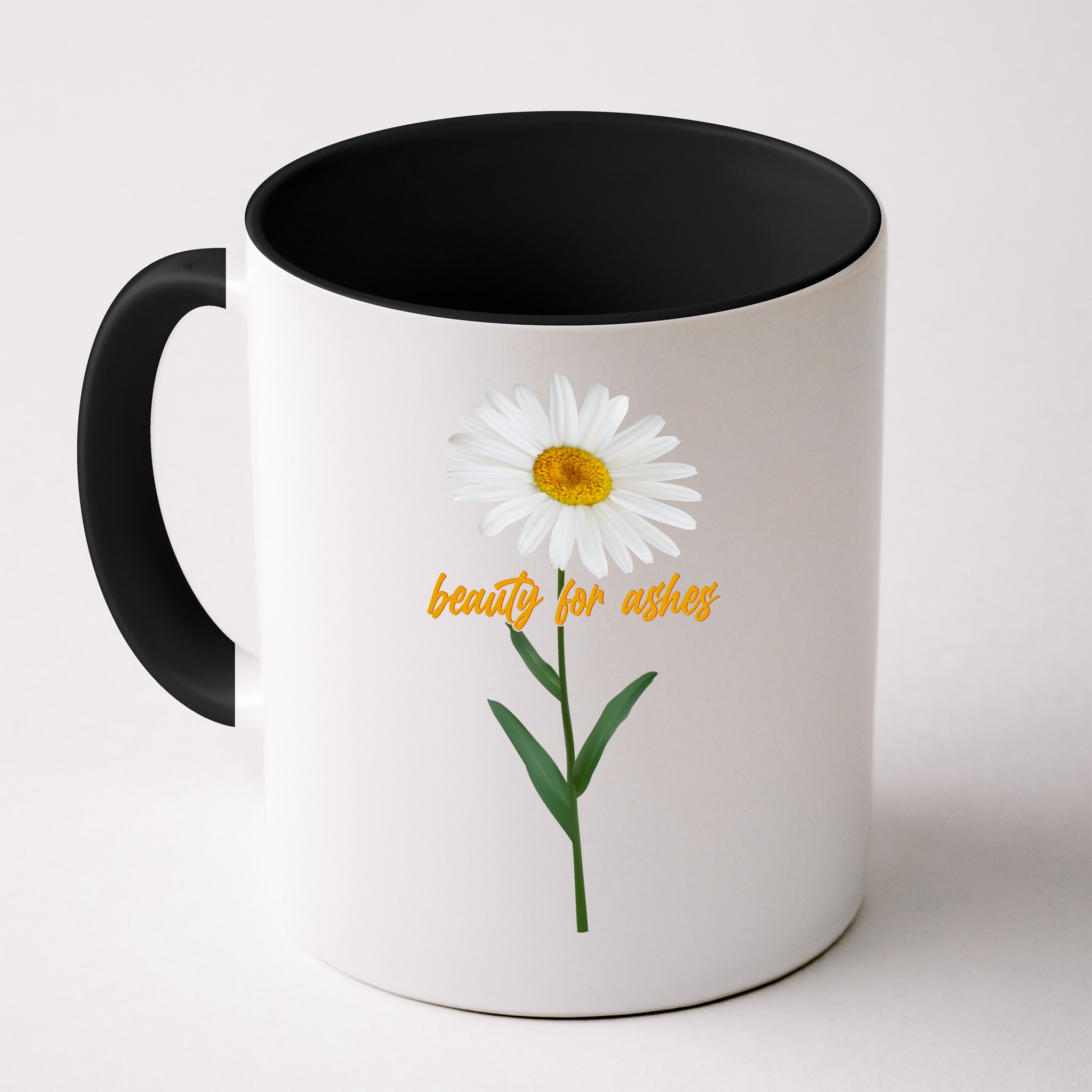 Beauty To Ashes Daisy Flower Mug