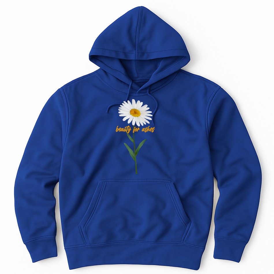 Beauty To Ashes Daisy Flower Hoodie
