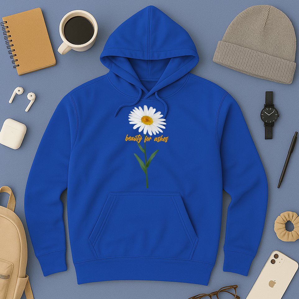 Beauty To Ashes Daisy Flower Hoodie