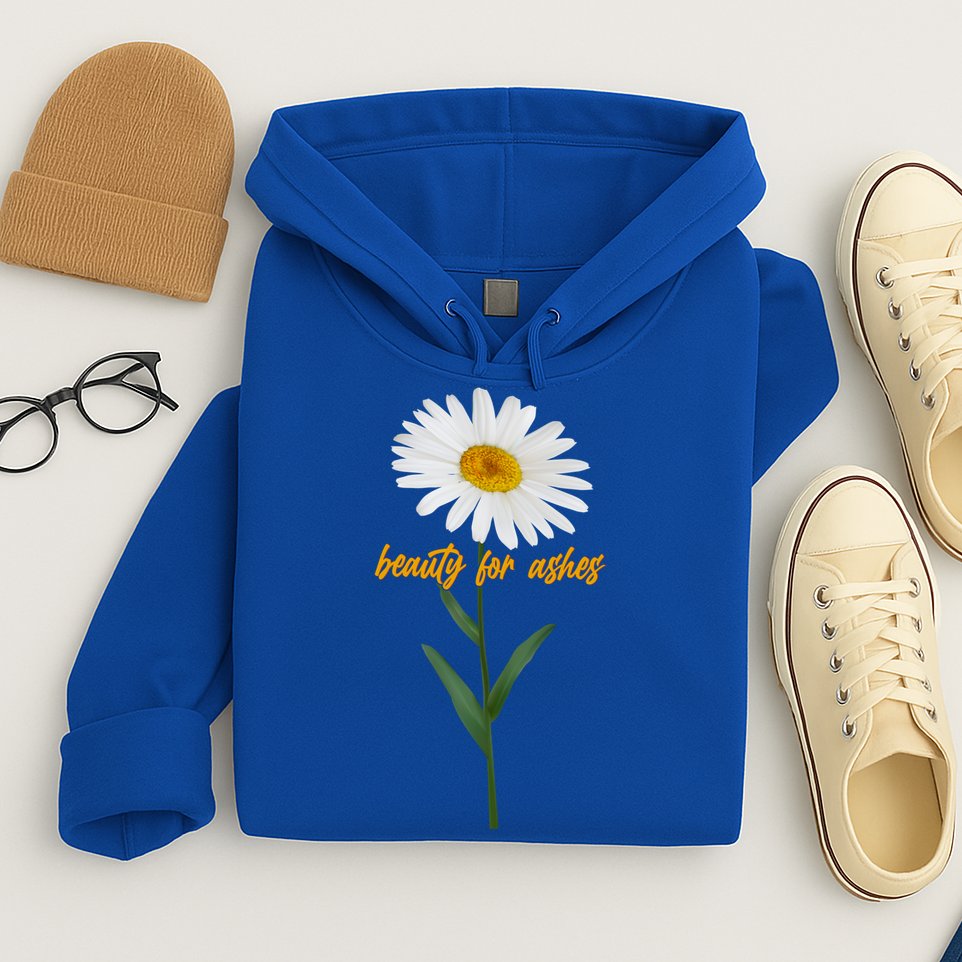 Beauty To Ashes Daisy Flower Hoodie