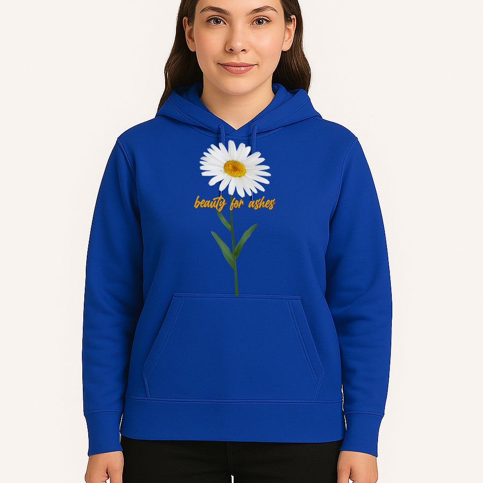 Beauty To Ashes Daisy Flower Hoodie