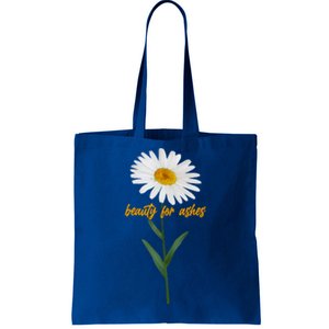 Beauty To Ashes Daisy Flower Tote Bag