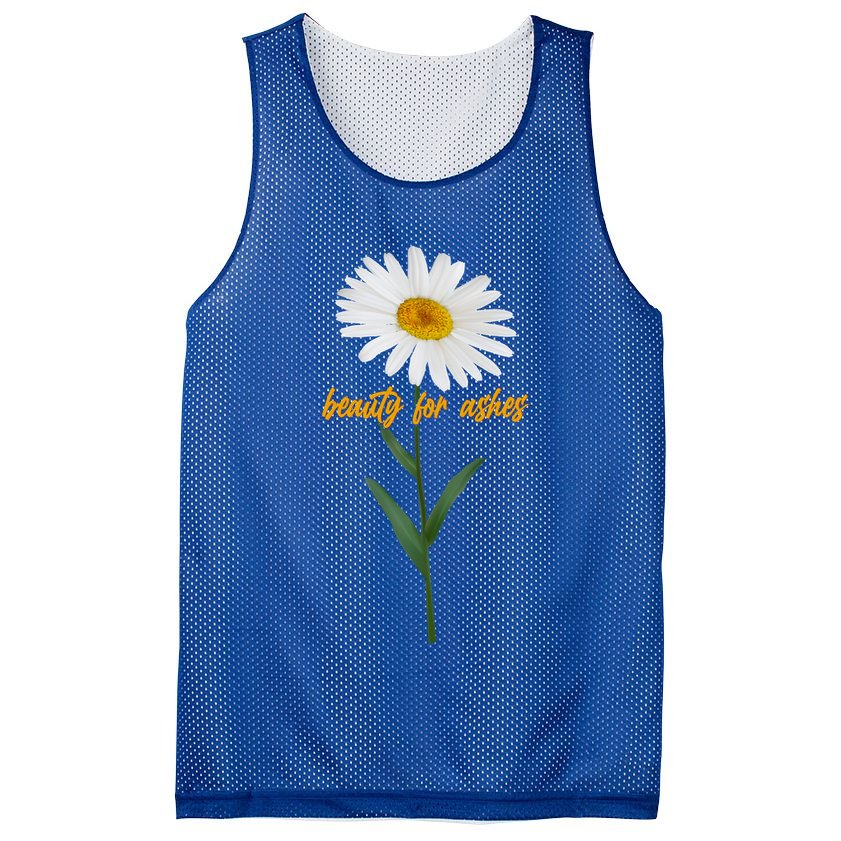 Beauty To Ashes Daisy Flower Mesh Reversible Basketball Jersey Tank