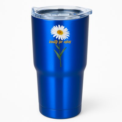 Beauty To Ashes Daisy Flower Tumbler