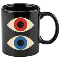 Bauhaus Eyes 11oz C Handle Ceramic Mug