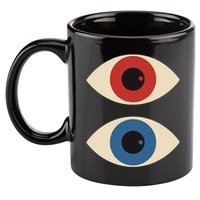 Bauhaus Eyes 11oz C Handle Ceramic Mug