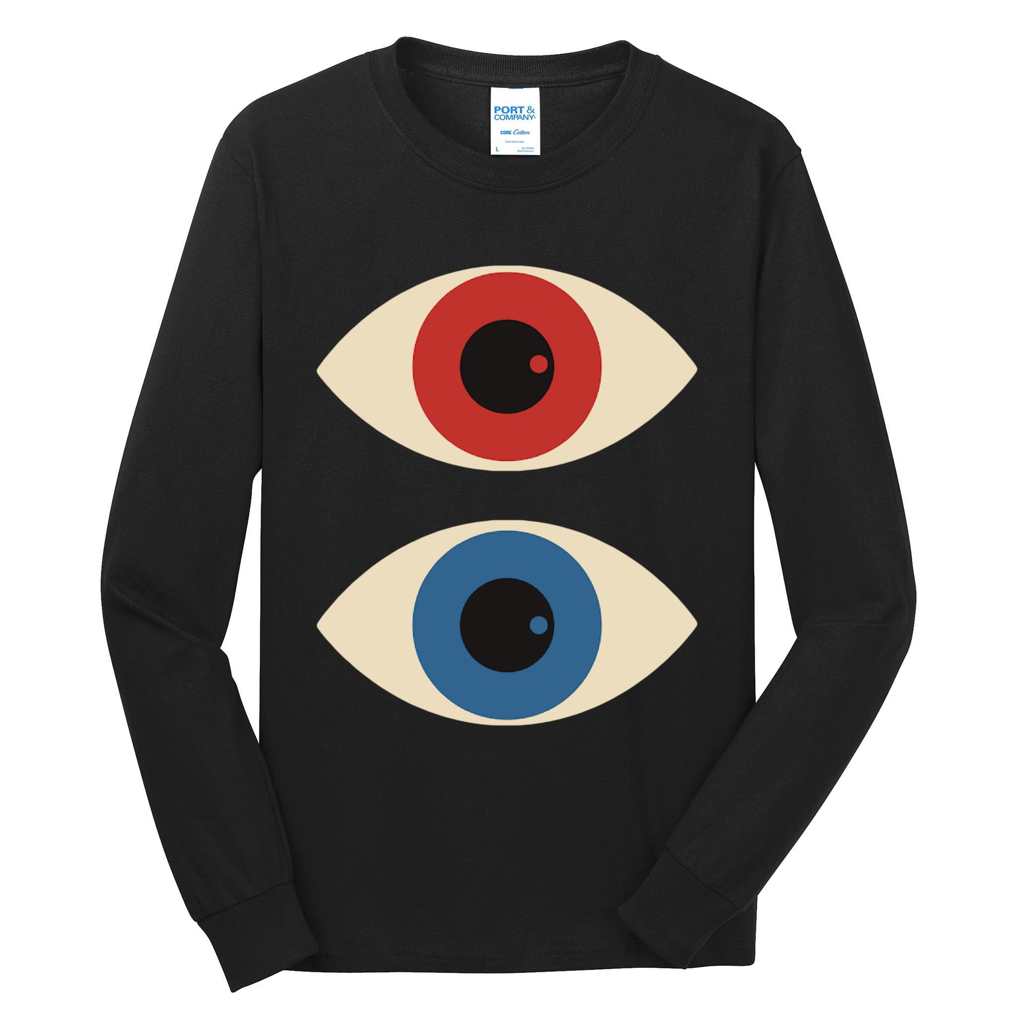 Bauhaus Eyes Tall Long Sleeve T-Shirt