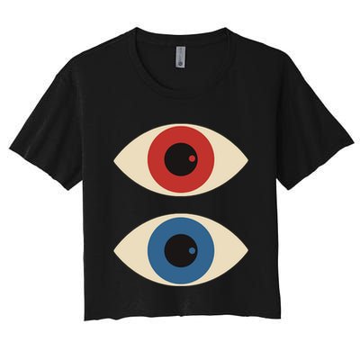 Bauhaus Eyes Crop Top