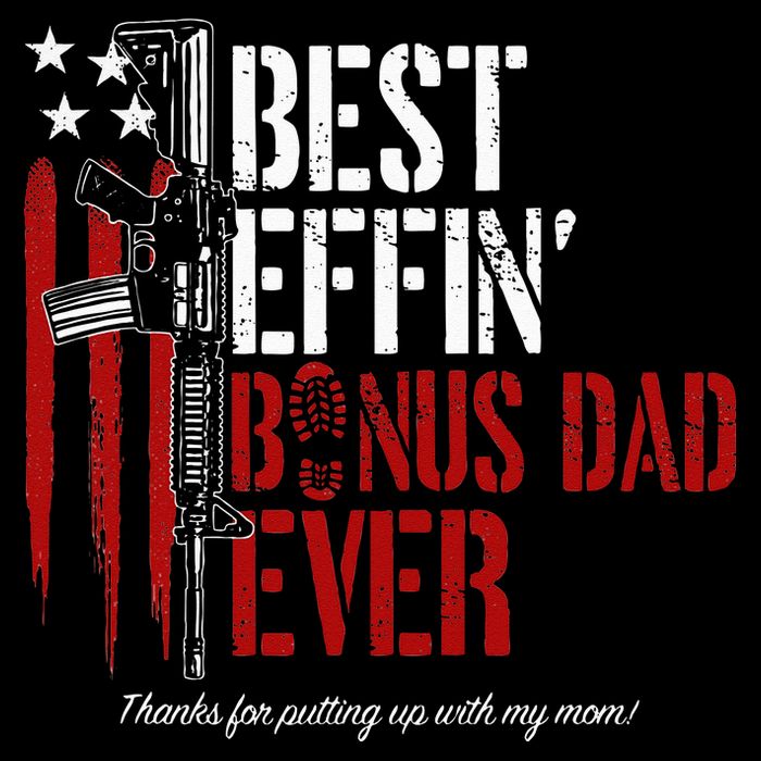 Best Effin’ Bonus Dad Ever Daddy Gun Rights American Flag Sweatshirt
