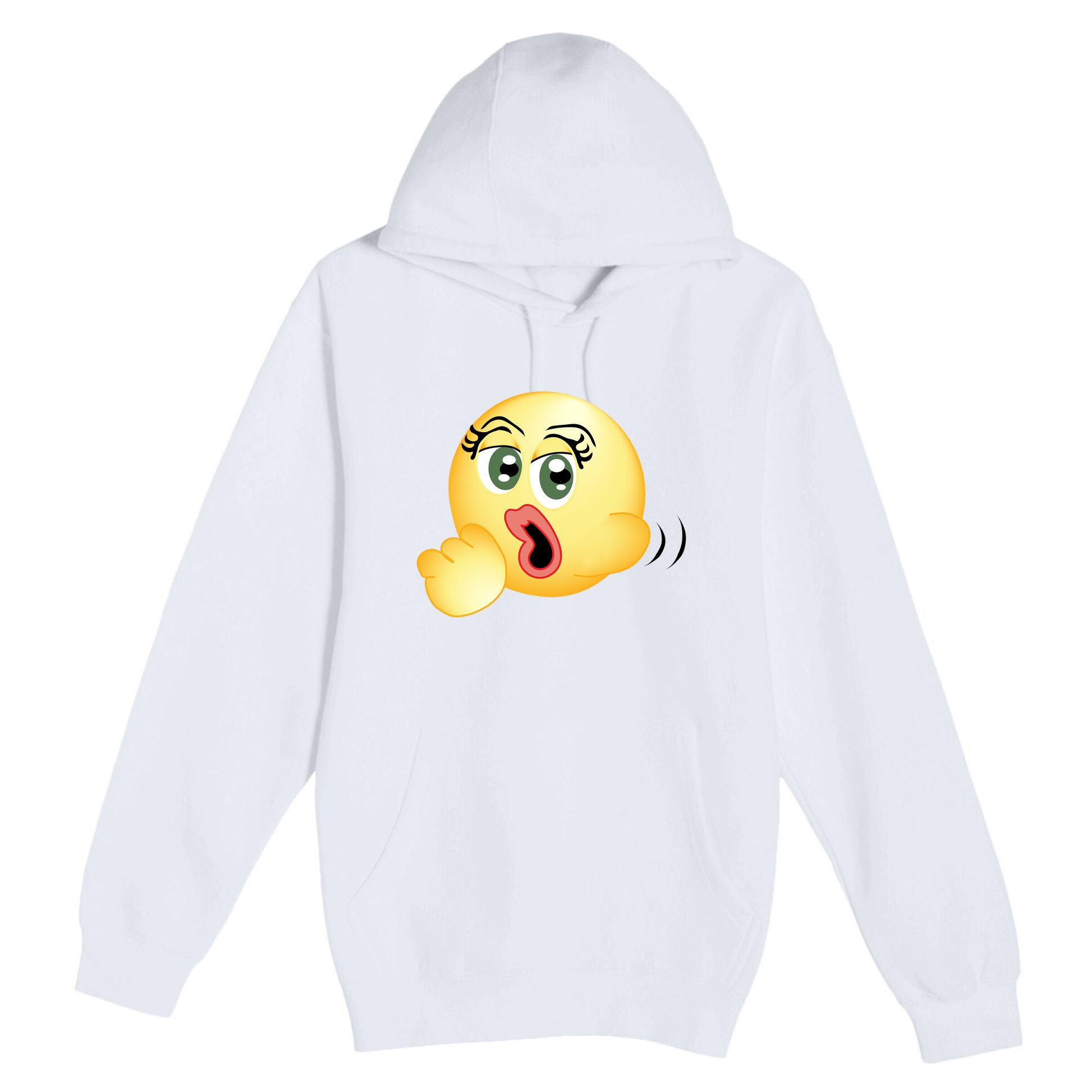 Blowjob Emoji Premium Pullover Hoodie
