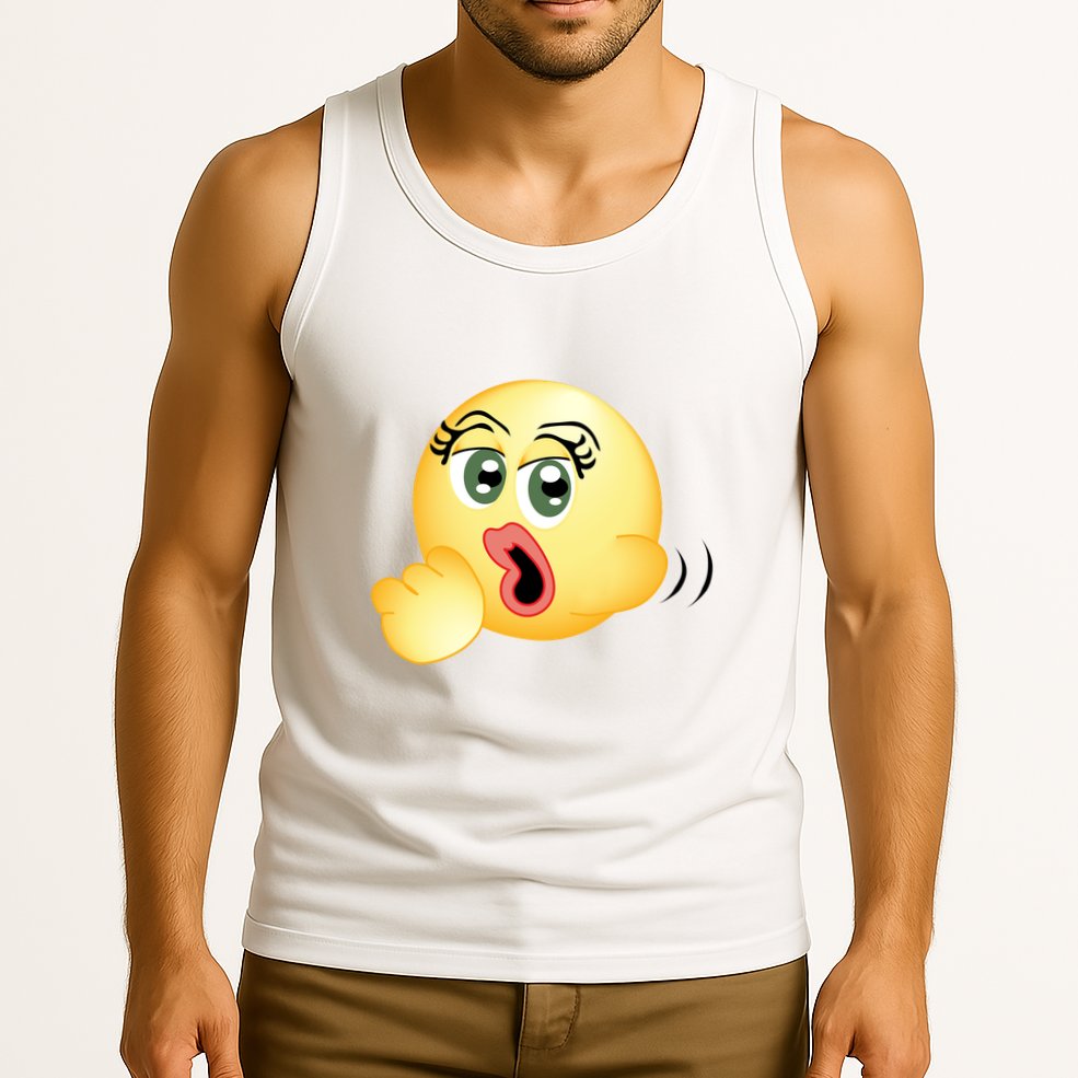 Blowjob Emoji Tank Top