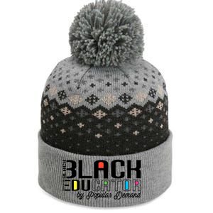 Black Educator By Popular Ded Black History Month Great Gift The Baniff Cuffed Pom Beanie