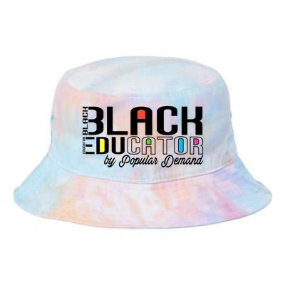 Black Educator By Popular Ded Black History Month Great Gift Tie Dye Newport Bucket Hat