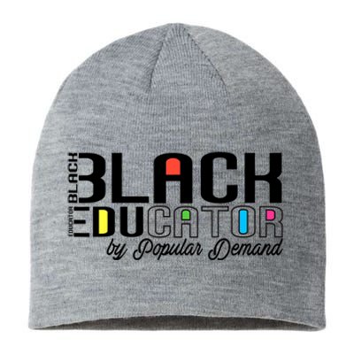 Black Educator By Popular Ded Black History Month Great Gift Sustainable Beanie