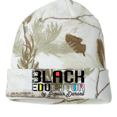 Black Educator By Popular Ded Black History Month Great Gift Kati Licensed 12" Camo Beanie