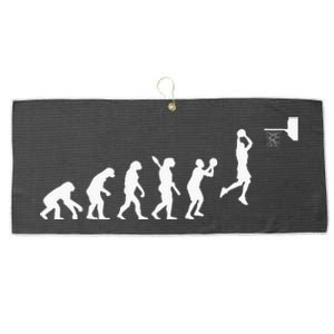 Basketball Evolution Basketball Player Coach Hoop Large Microfiber Waffle Golf Towel