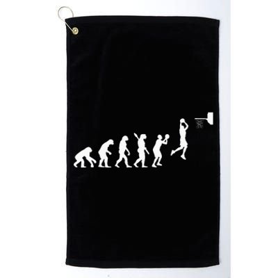 Basketball Evolution Basketball Player Coach Hoop Platinum Collection Golf Towel