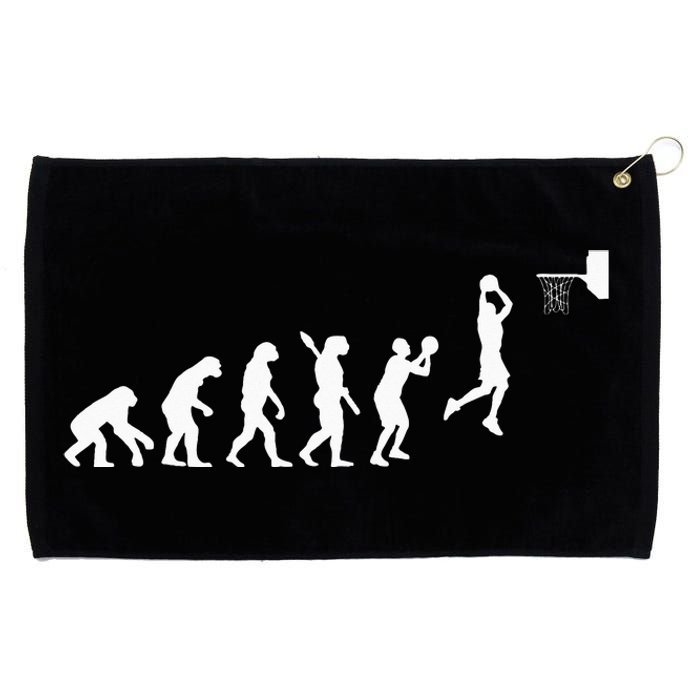 Basketball Evolution Basketball Player Coach Hoop Grommeted Golf Towel