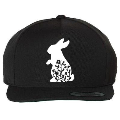 Bunny Easter Wool Snapback Cap