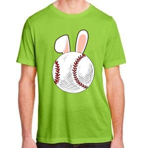 Baseball Easter Ball Bunny Catcher Gift Adult ChromaSoft Performance T-Shirt