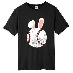 Baseball Easter Ball Bunny Catcher Gift Tall Fusion ChromaSoft Performance T-Shirt