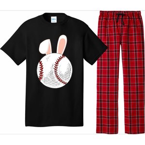 Baseball Easter Ball Bunny Catcher Gift Pajama Set