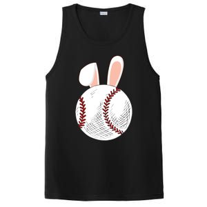 Baseball Easter Ball Bunny Catcher Gift PosiCharge Competitor Tank