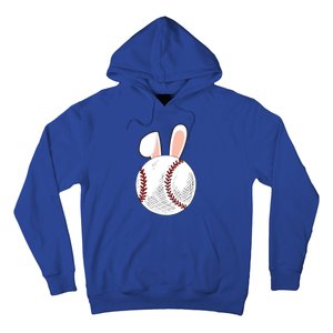 Baseball Easter Ball Bunny Catcher Gift Hoodie