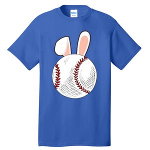 Baseball Easter Ball Bunny Catcher Gift Tall T-Shirt