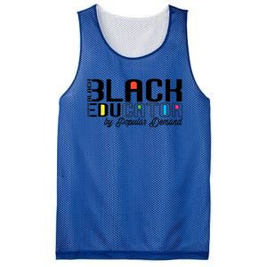 Black Educator By Popular Ded Black History Month Gift Mesh Reversible Basketball Jersey Tank