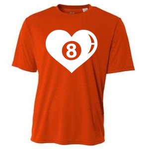 Billiards Eight Ball Gift Cooling Performance Crew T-Shirt