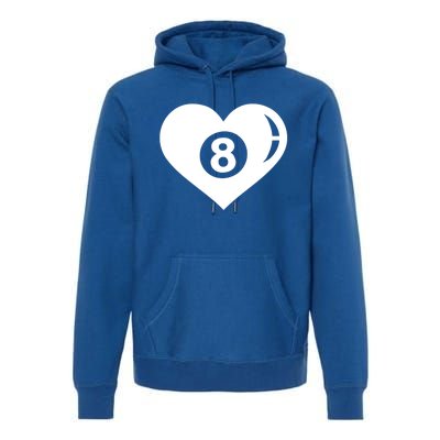 Billiards Eight Ball Gift Premium Hoodie