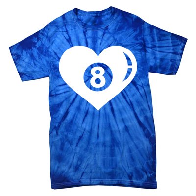 Billiards Eight Ball Gift Tie-Dye T-Shirt