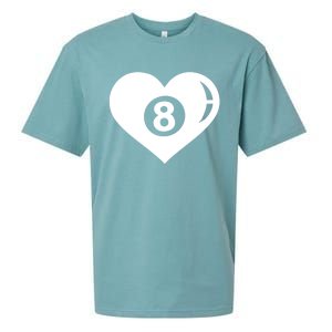 Billiards Eight Ball Gift Sueded Cloud Jersey T-Shirt