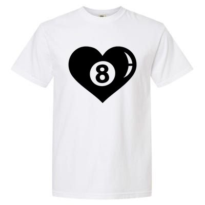 Billiards Eight Ball Gift Garment-Dyed Heavyweight T-Shirt