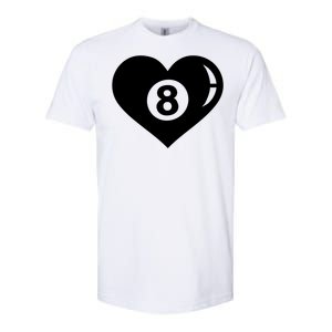 Billiards Eight Ball Gift Softstyle CVC T-Shirt