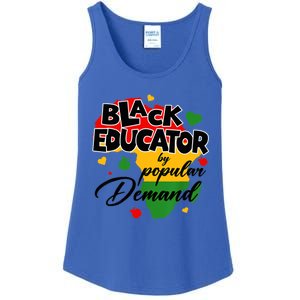 Black Educator By Popular Ded Black History Month Funny Gift Ladies Essential Tank