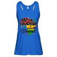 Black Educator By Popular Ded Black History Month Funny Gift Ladies Essential Flowy Tank